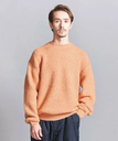 BEAUTY&YOUTH UNITED ARROWS クラウド クルーネック ニット ビューティー＆ユース　ユナイテッドアローズ トップス ニット ブラック ホワイト ブルー【送料無料】