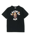 A BATHING APE COLLEGE MILO TEE ア ベイシング エイプ トップス カットソー・Tシャツ ブラック ホワイト【送料無料】