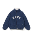 A BATHING APE DETACHABLE SLEEVES DOWN JACKET ア ベイシング エイプ ジャケット・アウター ダウンジャケット・ダウンベスト ネイビー【送料無料】