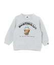 A BATHING APE BABY MILO CREWNECK SWEATSHIRT ア ベイシング エイプ トップス スウェット・トレーナー グレー イエロー【送料無料】