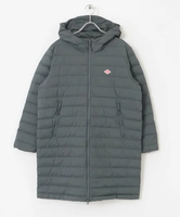 URBAN RESEARCH DOORS DANTON MIDDLE DOWN HOODED COAT アーバンリサーチドアーズ ジャケット・アウター ダウンジャケット・ダウンベスト グレー ブラック【送料無料】