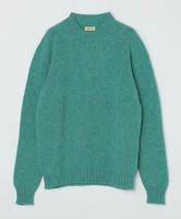 【SALE／40%OFF】SHIPS MEN DE BONNE FACTURE: SHAGGY SHEEP SWEATER シップス トップス ニット ブルー【送料無料】