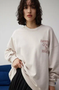 【SALE／30%OFF】AZUL BY MOUSSY ボリュームウラケロゴトップス アズールバイマウジー トップス スウェット・トレーナー ホワイト グレー