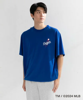 AMERICAN RAG CIE MLB Team LOGO Tee shirt アメリカンラグシー トップス カットソー・Tシャツ ブルー グリーン ネイビー【送料無料】