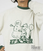 JOURNAL STANDARD relume 《予約》PEANUTS*SPORTS WEAR by relume 別注 クルーネック スウェット HOLIDAY ジャーナル スタンダード レリューム トップス スウェット・トレーナー ブラウン ブラック【送料無料】