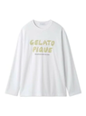 gelato pique 【HOMME】GELATO PIQUE ワンポイントロンT ジェラートピケ トップス カットソー・Tシャツ ホワイト【送料無料】