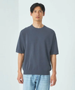 【SALE／40%OFF】UNITED ARROWS green label relaxing ペーパーカノコ クルーネック ニット ユナイテッドアローズ アウトレット トップス ニット ネイビー ホワイト ブラウン【送料無料】