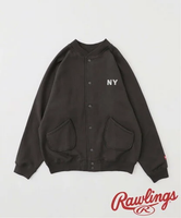 【SALE／30%OFF】JOURNAL STANDARD relume Rawlings / ローリングス 別注 STADIUM JACKET ジャーナル スタンダード レリューム トップス スウェット・トレーナー ブラック グレー【送料無料】