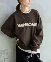 JOURNAL STANDARD 《WEB限定追加予約》WINSOME SWEAT ジャーナル スタンダード トップス スウェット・トレーナー ブラウン ホワイト【送料無料】