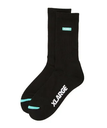 XLARGE SQUARE LOGO SOCKS エクストララージ 靴下・レッグウェア 靴下 ブラック ブラウン グレー ホワイト