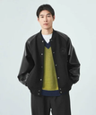 UNITED ARROWS green label relaxing 【WEB限定】＜GLR or＞スタジアム ジャンパー ブルゾン -ユニセックス ユナイテッドアローズ グリーンレーベルリラクシング ジャケット・アウター スタジャン・スカジャン ブラック ブラウン【送料無料】