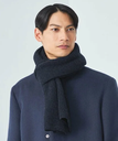 UNITED ARROWS green label relaxing 【別注】＜Johnstons of Elgin＞GLR ウールカシミヤ リブ マフラー ユナイテッドアローズ グリーンレーベルリラクシング ファッション雑貨 マフラー・ストール・ネックウォーマー ブルー グレー ブラウン【送料無料】