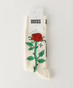 UNITED ARROWS green label relaxing ＜Happy Socks＞ローズ ソックス ユナイテッドアローズ グリーンレーベルリラクシング 靴下・レッグウェア 靴下 ホワイト