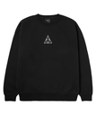 HUF HUF SET TRIPLE TRIANGLE CREWNECK / ハフ スウェット ハフ トップス スウェット・トレーナー ブラック パープル ベージュ【送料無料】