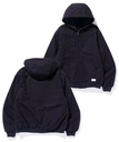 XLARGE EMBOSSED OLD ENGLISH HOODED WORK JACKET 【XLARGE】 エクストララージ ジャケット・アウター カバーオール・ワークジャケット ブラック グリーン グレー【送料無料】