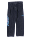 XLARGE SIDE CUTTING DENIM PANTS 【XLARGE】 エクストララージ パンツ ジーンズ・デニムパンツ ブラック ブルー【送料無料】