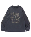 XLARGE COMMUNITY SPIRIT L/S TEE 【XLARGE】 エクストララージ トップス カットソー・Tシャツ ブラック グリーン ホワイト【送料無料】