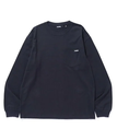 XLARGE STANDARD LOGO TAG L/S POCKET TEE 【XLARGE】 エクストララージ トップス カットソー・Tシャツ ブラック グリーン グレー ホワイト【送料無料】