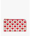 kate spade new york デヴィン ピクセル ハート ジップ アラウンド コンチネンタル ウォレット ケイトスペードニューヨーク 財布・ポーチ・ケース 財布【送料無料】