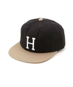 HUF HUF SET CLASSIC H 6 PANEL HAT / キャップ ハフ 帽子 キャップ ブラック【送料無料】