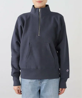 U by SPICK&SPAN 【Champion/チャンピオン】 REVERSE WEAVE HALF ZIP SWEATSH ユーバイスピックアンドスパン トップス スウェット・トレーナー ネイビー ブラック ブラウン【送料無料】