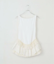 U by SPICK&SPAN 【GLOWNY/グロウニー】 GIRLFRIEND BLOOM MINI DRESS ユーバイスピックアンドスパン ワンピース・ドレス ワンピース ホワイト【送料無料】