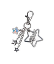 X-girl TWINKLE STARS KEYHOLDER 【X-girl】 エックスガール ファッション雑貨 チャーム・キーチェーン シルバー