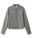 X-girl COMPACT PLAID SHIRT 【X-girl】 エックスガール トップス シャツ・ブラウス ブラック ブルー【送料無料】