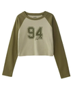 X-girl NUMBERING RAGLAN L/S BABY TEE 【X-girl】 エックスガール トップス カットソー・Tシャツ ベージュ ブラック ピンク【送料無料】