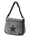 X-girl STAR PANELED MESSENGER BAG 【X-girl】 エックスガール バッグ メッセンジャーバッグ ブラック ブルー【送料無料】