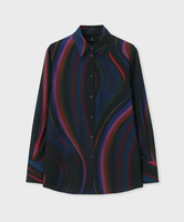 PS Paul Smith 【公式】ウィメンズ "New Swirl" シャツ ポール・スミス トップス シャツ・ブラウス ネイビー【送料無料】