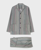 Paul Smith 【公式】シグネチャーストライプ パジャマセット ポール・スミス インナー・ルームウェア その他のインナー・ルームウェア グレー レッド【送料無料】