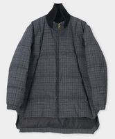 【SALE／30%OFF】Paul Smith 【公式】リブスタンド チェックダウン ブルゾン ポール・スミス ジャケット・アウター ブルゾン・ジャンパー グレー【送料無料】