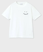 PS Paul Smith 【公式】ウィメンズ "Happy" 半袖Tシャツ ポール・スミス トップス カットソー・Tシャツ ホワイト ブラック【送料無料】