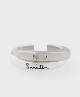 Paul Smith 【公式】"Double Ring Motif" オープンリング ポール・スミス アクセサリー・腕時計 リング・指輪 シルバー【送料無料】