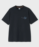 Paul Smith 【公式】"Shadow Logo" Tシャツ ポール・スミス トップス カットソー・Tシャツ ネイビー ホワイト【送料無料】