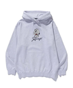 XLARGE XLARGE/(U)OFF LEASH HOODED SWEATSHIRT エクストララージ トップス パーカー・フーディー グレー ブラック ネイビー【送料無料】