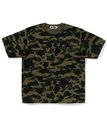 A BATHING APE 1ST CAMO ONE POINT TEE ア ベイシング エイプ トップス カットソー・Tシャツ グリーン イエロー【送料無料】