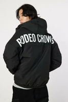 RODEO CROWNS WIDE BOWL bicolor hooded ジャケット ロデオクラウンズワイドボウル ジャケット・アウター ブルゾン・ジャンパー ブラック イエロー【送料無料】