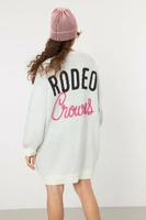 【SALE／16%OFF】RODEO CROWNS WIDE BOWL COLOR CHAIN ロゴニットワンピース ロデオクラウンズワイドボウル ワンピース・ドレス ワンピース ホワイト ブラウン パープル グレー【送料無料】