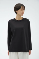 MARGARET HOWELL SOFT ORGANIC COTTON JERSEY マーガレット・ハウエル トップス その他のトップス ブラック【送料無料】