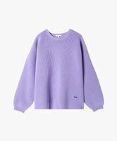 To b. by agnes b. WW99 PULLOVER スポンジニットプルオーバー アニエスベー トップス ニット パープル【送料無料】