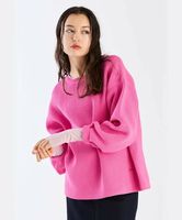 To b. by agnes b. WW99 PULLOVER スポンジニットプルオーバー アニエスベー トップス ニット ピンク【送料無料】