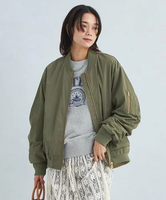 UNITED ARROWS green label relaxing リバーシブル MA-1 -ウォッシャブル・撥水- ユナイテッドアローズ グリーンレーベルリラクシング ジャケット・アウター ブルゾン・ジャンパー カーキ ネイビー【送料無料】