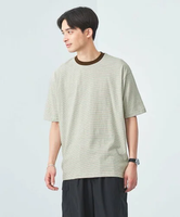 【SALE／40%OFF】UNITED ARROWS green label relaxing ヴィンテージ ボーダー クルーネック Tシャツ ユナイテッドアローズ アウトレット トップス カットソー・Tシャツ グリーン ベージュ ネイビー