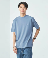 【SALE／40%OFF】UNITED ARROWS green label relaxing 【別注】＜Brooks Brothers＞GLR カノコ クルーネック Tシャツ ユナイテッドアローズ アウトレット トップス カットソー・Tシャツ ブルー ブラック グレー【送料無料】