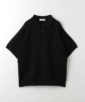 【SALE／40%OFF】monkey time BEAUTY&YOUTH UNITED ARROWS シルケット USAコットン ウォーターマーク ポロシャツ ユナイテッドアローズ アウトレット トップス ニット ブラック グレー ホワイト ネイビー【送料無料】