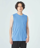 【SALE／40%OFF】UNITED ARROWS green label relaxing ドライコットン ノースリーブ Tシャツ -吸水速乾- ユナイテッドアローズ アウトレット トップス ノースリーブ・タンクトップ ブルー ホワイト ブラック グレー