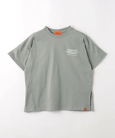 【SALE／40%OFF】UNITED ARROWS green label relaxing 【別注】＜UNIVERSAL OVERALL＞TJ EX ロゴプリント Tシャツ 100cm-130cm ユナイテッドアローズ アウトレット トップス カットソー・Tシャツ グレー ネイビー