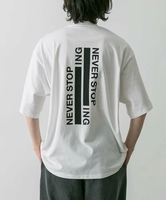 【SALE／30%OFF】URBAN RESEARCH DOORS THE NORTH FACE SHORT-SLEEVE NEVER STOP ING Tee アーバンリサーチドアーズ トップス カットソー・Tシャツ ベージュ【送料無料】